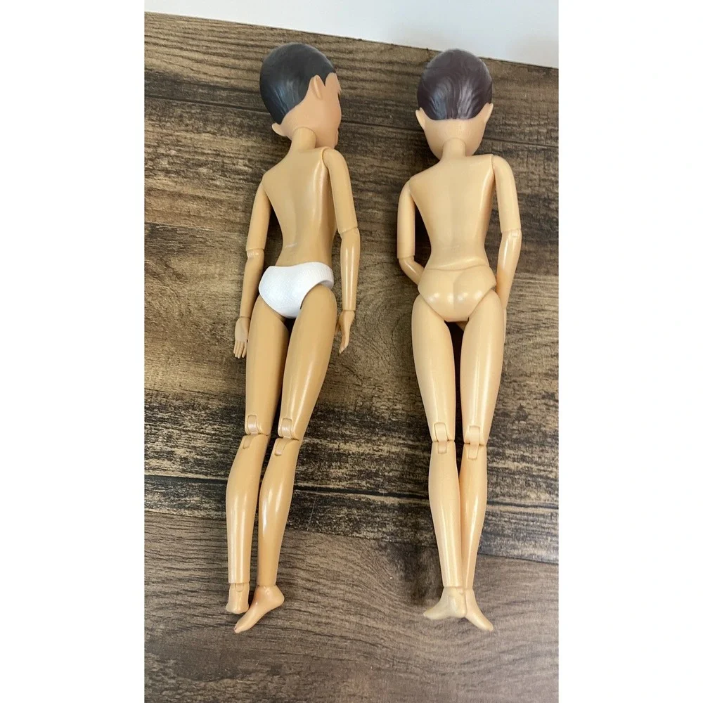 Lot Of 2 Spin Master Liv Dolls Dolls & Black Long Wig Brown Green Eyes Posable